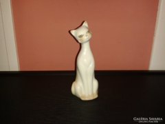 Cica macska orosz porcelán figura