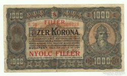 1000 Korona Budapest 1923. jul. 1.