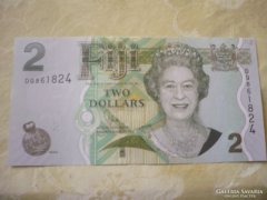 2 Dollár Erzsébet  Fiji szgk