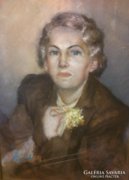 Fried Pál: Női portré, 1943