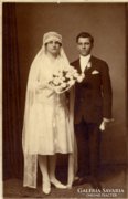 Antik esküvői fénykép: "KAKSA RAYMOND fotó és nagyitó műterm