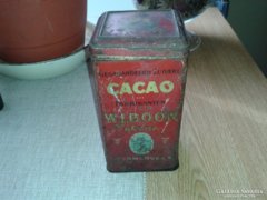 W. J. Boon Cacao, kakaós fémdoboz, kakaó doboz