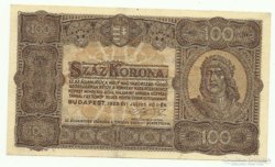 100 korona Budapest 1923 jul. 1.