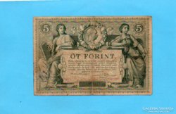 Ritka 5 Forint 1881