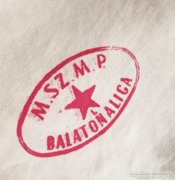 M.Sz.M.P. Balatonaliga, 1953 Honvédség törölköző