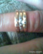 14 karátos köves arany gyűrű 5,6 gr.,56-s méret