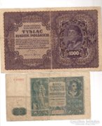 Lengyel pénzek 2 db 1919 - 1941