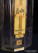Toilette Water Morley 24,5 cm parfümös üveg, régi
