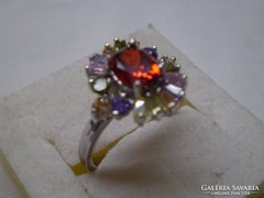 Szép színes köves gyűrű