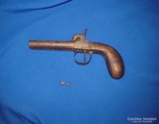Tercerol pisztoly kétcsövű 1800 as évek hibátlan