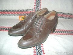 Retro katonai bőr cipő
