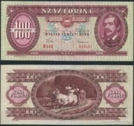 100 forint 1957 UNC
