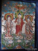 Tibet-Nepál-Eredeti thangka-fali szövet"BUDDHA" **