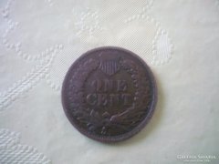 1 Cent USA indián  ritka!!  1890