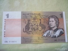Bankjegy Erzsébet királynő 1 Dollár