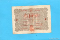Ropogós Ezüst 5 Forint 1848