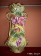 Bécsi barokk fajansz váza