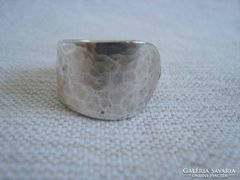 Kézműves ezüst gyűrű állítható