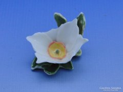 0B519 Régi jelzett ENS porcelán virág