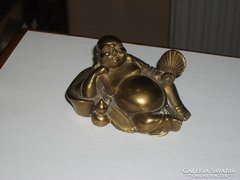 Réz Buddha figura