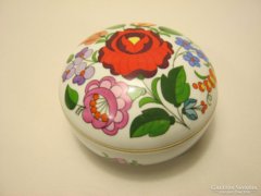 Csodaszép kalocsai porcelán bonbonier