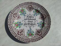 Antique villeroy&boch wall plate