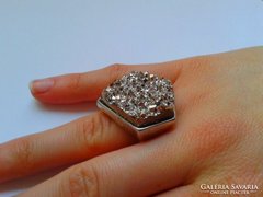 Brutális ezüst gyűrű