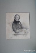 Josef Kriehuber  Férfi portré.1839.