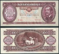 100 forint 1989 UNC