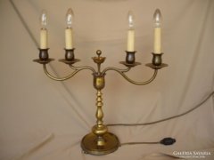 Antik Réz Asztali Lámpa