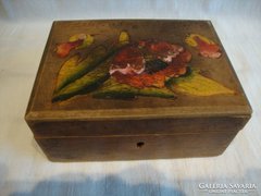 Szentiványi Csorbató festett fa doboz