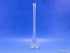 0C007 Jelzett Parádi üveg váza egyszálváza