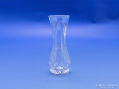 0C016 Régi kisméretű ibolya váza kristály váza