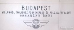 Budapest "BKV" Vonalhálózati Térkép
