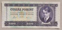 1975-1990 közötti 500 Forintos bankjegyek