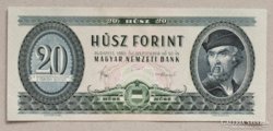 1980-as 20 Forintos bankjegy