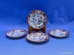 0C345 Régi japán porcelán tányér készlet 4 db