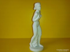 Jelzett Drasche porcelán női akt figura