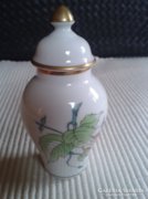 Herendi virágmintás urna mini váza