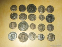 Római érmék 20 db