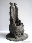 Sculptor László Horváth (1951-): throne