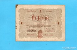 Barna 5 Forint 1848 