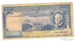 1000 escudos 1970. Angola 