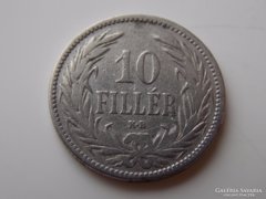 1893 Ferenc József 10 fillér VF 02