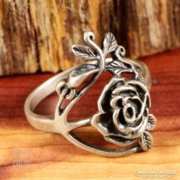 Ezüst  antik rózsa gyűrű
