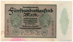 Németország 500.000 német inflációs Márka, 1923