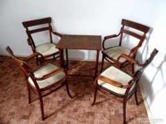 Antik Wien Austria Thonet karfás szék garnitúra