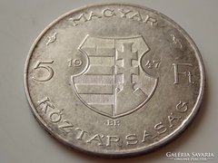 1947. évi Kossuth 5 Forint F/VG 01.