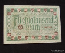  Württenberg 50000 Márka 1923 