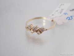 Arany eljegyzési karikagyűrű gyémánttal (0575)